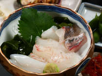 【お夕食】　鮮魚のお刺身
