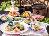 【夕食】夏の会席料理※イメージ