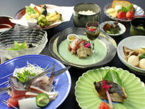 暑い夏にも食べやすく涼しげな京風料理に仕立ててます夏の涼風会席！