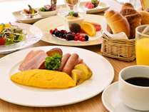 【朝食イメージ】バイキングレストラン『夢の国』でお腹いっぱい召し上がれ♪