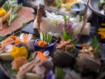 瀬戸内海で採れる新鮮な魚介類を季節の旬に合わせて召し上がり頂きます♪