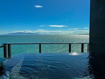 [絶景海側/天空フロア]【藍】　お部屋の露天風呂から瀬戸内海の絶景をご堪能いただけます