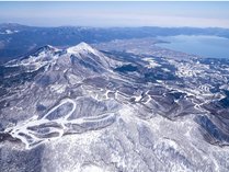 【星野リゾート　ネコマ　マウンテン】アルツ磐梯と猫魔スキー場が連結リフトでつながります。
