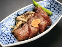 壱岐牛ステーキ　濃厚でジューシーな美味しさです。海の幸ももちろんお召しがりいただけます