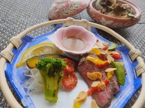 道産エゾシカ肉のローストエゾシカ~山菜ソースと共に~※写真はイメージです