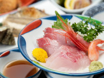 *【お料理一例】スタンダード会席・お刺身／獲れたての新鮮な魚介類をご堪能下さい