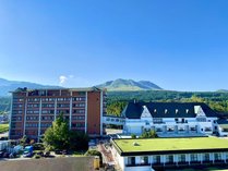 昇龍客室からの眺望（阿蘇五岳を望む絶景） 写真