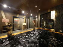 ◆天然温泉大浴場（男性）ミネラル成分たっぷり“黒湯”の天然温泉♪42℃
