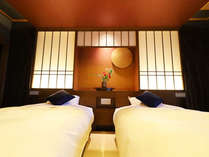 本館1階【なよ竹】10畳和室（禁煙）寝具：シモンズ製ツインベッド