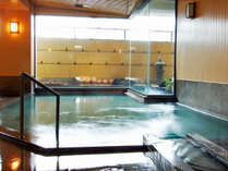 平戸の湯（大浴場・ご婦人）／毎90.5リットルの自家源泉を使用した循環ろ過式です。　