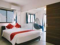 *［客室一例］簡易ベッドやお布団は、窓側のお部屋でご利用下さい。