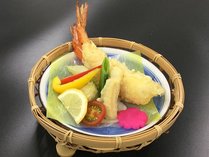 【3～5月会席　桜】大海老と春野菜の天婦羅