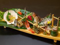 夏のお刺身グレードアップ料理イメージ