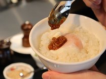 富山県小矢部市の「米寿の卵」を使用した”地産地消TKG”
