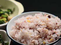 【夕食】　十六穀米