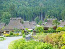 美山は茅葺屋根の家の現存率が日本一なんです♪