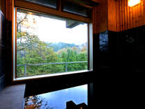 【眺望風呂】このお風呂から吉野の山が見渡せられます♪