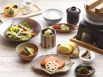 滋賀県産の食材をふんだんに使用した、クラブフロア特別朝食