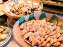 【海鮮ビュッフェ】海の幸、山の幸が豊富な淡路島の料理をご堪能ください