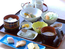 *【朝食】那賀川を眺めながら食べる朝食は格別！