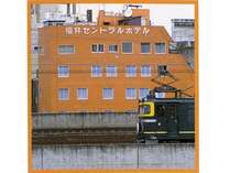 トワイライトエクスプレス♪福井駅に発着する電車が見えるお部屋もあり。