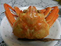 佐渡沖で獲れるベニズワイ蟹です♪好評いただいております♪
