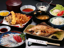 木内旅館定番海幸料理◆銚子の新鮮な食材を使っています