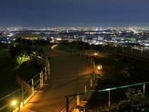 テラスからは、大阪の街の夜景を眼下に望み、都会の雑踏を忘れさせてくれます♪