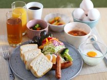 選べる3種の朝食プレート【洋食】※ご飯と生卵はおかわり自由