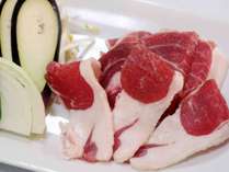 *【夕食一例】標茶産のラム肉を使用。北海道ならではの食材をお楽しみください！