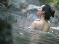 龍泉閣のお湯は美肌美人の湯と有名です♪
