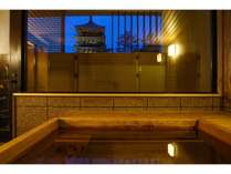 興福寺五重塔を望む4階貸切風呂（無料）