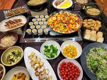 【朝食】大阪産の食材を使用したメニューもご用意♪和洋約40種の朝食ビュッフェ！
