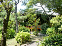 ◆中庭◆当館自慢の庭園です。四季折々の姿をお楽しみ下さい。