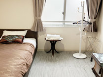 【男性専用フロア】シングルルーム　高級ベッドメーカー「日本ベッド」採用。24時間の換気システムあり。