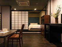 *【Zen（2F）一例】リビングスペースの奥にベッドルームがございます
