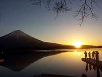 田貫湖からの朝日