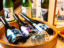 【青函市場・夕食一例】お刺身に合わせた日本酒ペアリング（飲み比べセット）※別途有料