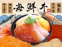 選べる海鮮丼※イメージ（海鮮ネタはシーズンによって変動致します。）