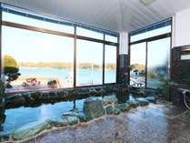 ◆榊原温泉◆岩風呂の大浴場がございます。マッサージ効果があり、ハリ・ツヤのある肌を生み出します♪