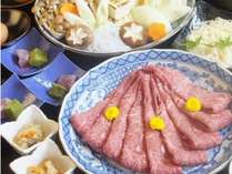 【厳選伊賀牛のすき焼きコース】やっぱりお肉といえばはすきやきですね！