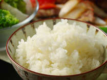 ◆【料理】自家製米。甘くてツヤツヤのおいしさを是非味わっていただきたいです