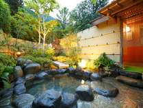 天然温泉100%の3種の無料貸切風呂の宿　山水荘