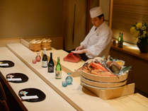 ■壽山-日本料理-■［11F］「最高級の鮨」「日本酒」「職人の技」を目の前でお愉しみください。
