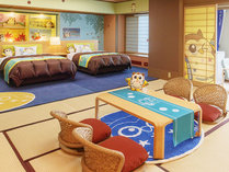 【フクロールーム】花巻温泉公式キャラクター「フクロー」をテーマにした1室限定のキャラクタールーム。