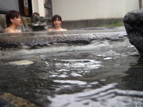 #天然温泉かけ流し！やわらかな泉質の湯野上温泉の湯でまったり