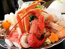 界隈の新鮮海鮮具材を使った海鮮漁師鍋(イメージ)食材セットを自由に調理