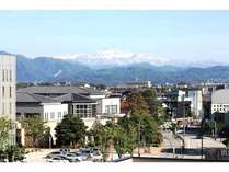 ☆松任駅から綺麗な白山が望めます♪松任駅からホテルまで徒歩約３分♪「写真提供：白山市観光連盟」