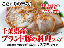 こだわりの旨み！千葉県産ブランド豚の料理フェア