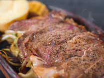 *【夕食一例】国産黒毛和牛を、たっぷり200グラムのステーキでお召し上がり下さい！